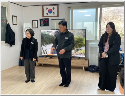 구성면장님 마을방문과 맛있는 점심